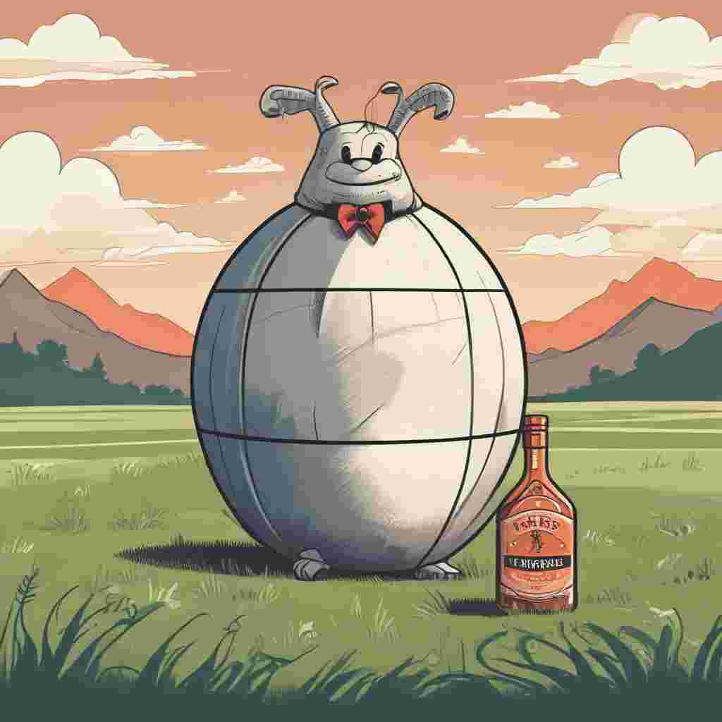 Cartoon Cute, The image illustrates a sunny, grassy field where an oversized, comically exaggerated rugby ball sits in the center. Leaning against the ball is an anthropomorphized bottle of Welsh whisky, beaming with a gentle smile, and dressed in a tie, evoking the nostalgia of a father's wardrobe. Scattered around the scene are stylized, animated mascots that evoke the spirit of powerful, graceful felines, each donned in a rugby jersey and joyfully engaged in a carefree touch rugby game. Lush, vibrant banners stand in the background, bearing the words 'Happy Father's Day' in a bold, playful font. The scene is pleasingly enclosed by rugby goal posts on both ends.
Generated with these themes: Jaguar cars, Welsh rugby, and Whisky.
Made with ❤️ by AI.