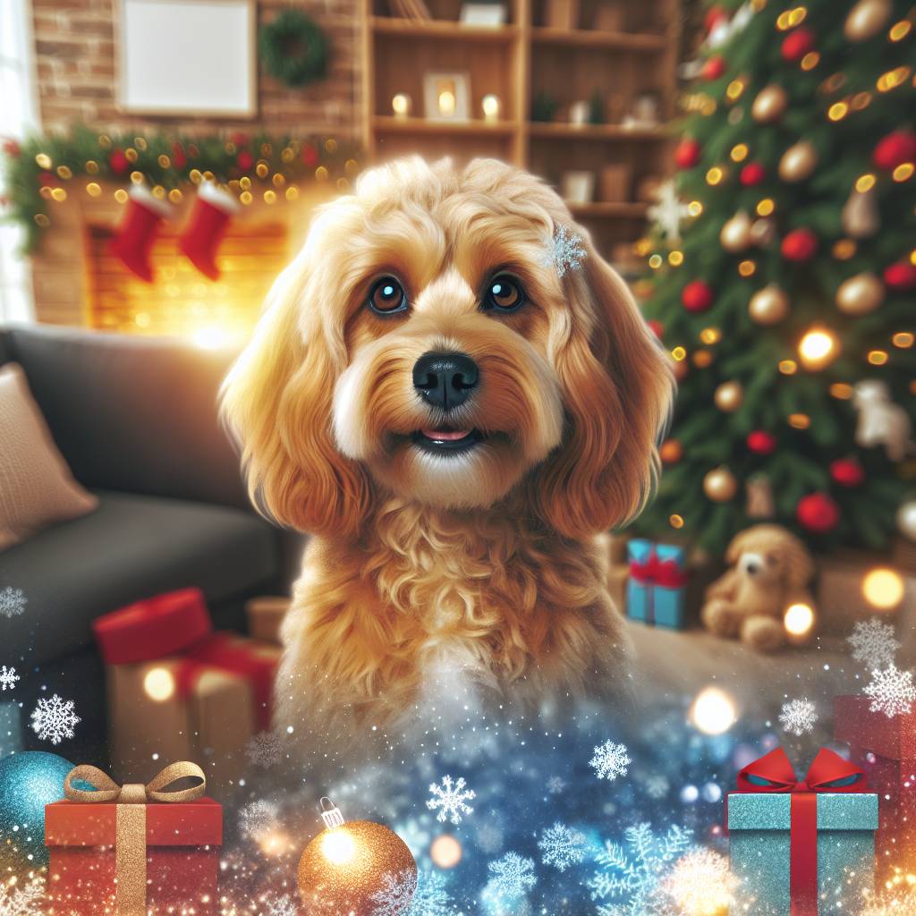 2) Christmas AI Generated Card - Pet Upload(24ed2)