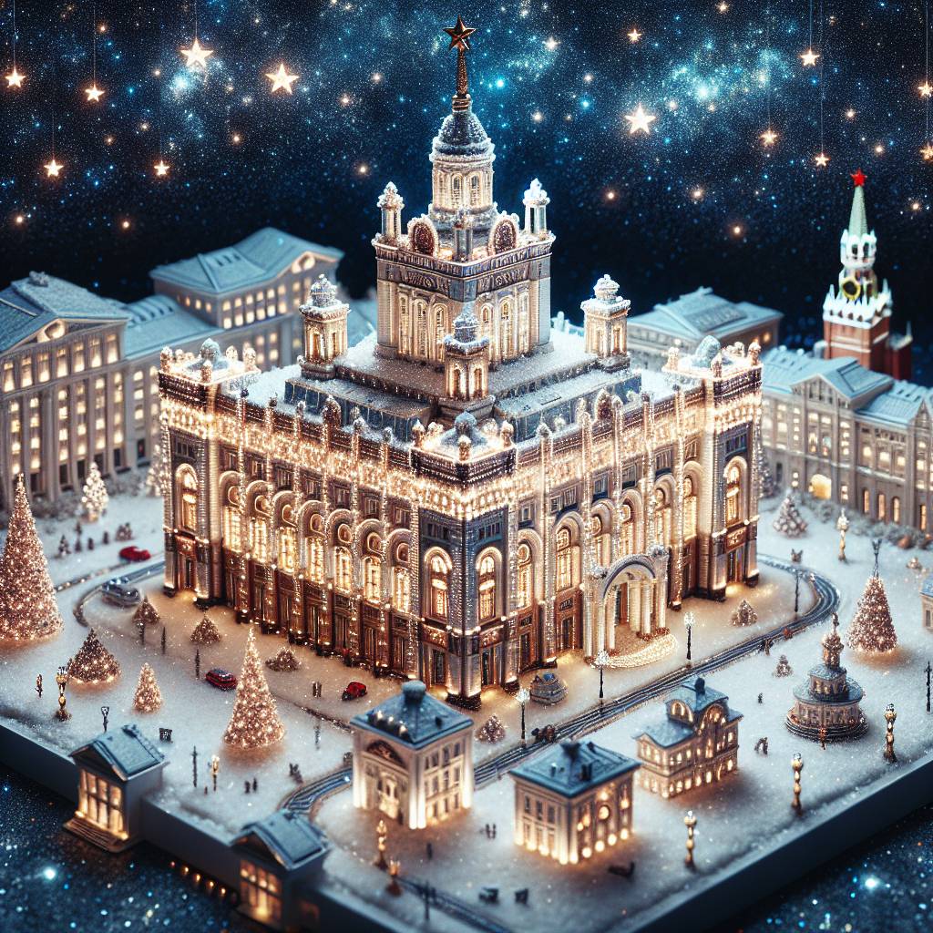 3) Christmas AI Generated Card - The Carlton Moscow, Moscow’s winter charm  , and 3 day trip