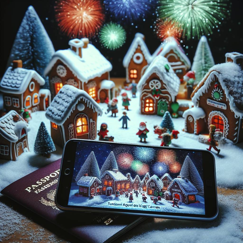 4) Christmas AI Generated Card - Travel/photo (8a3ef)