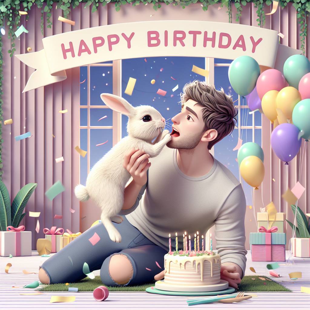 1) Birthday AI Generated Card - funny boyfriend   (a3c1f)