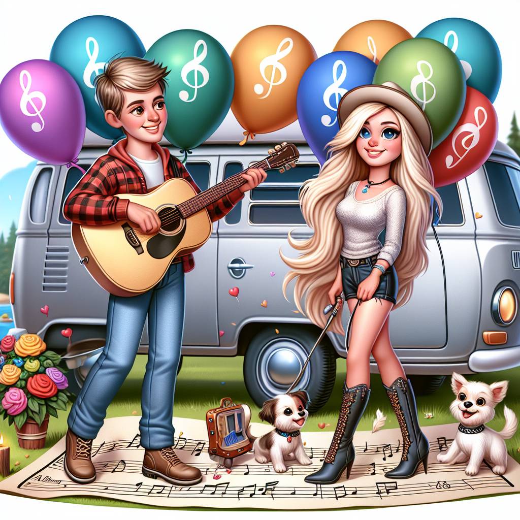 1) Anniversary AI Generated Card - Taylor swift, Dogs, Travel, and Adventure (28982)