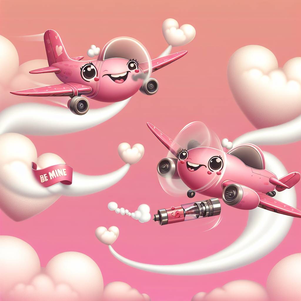 1) Valentines-day AI Generated Card - Planes, and Vape (acfd6)