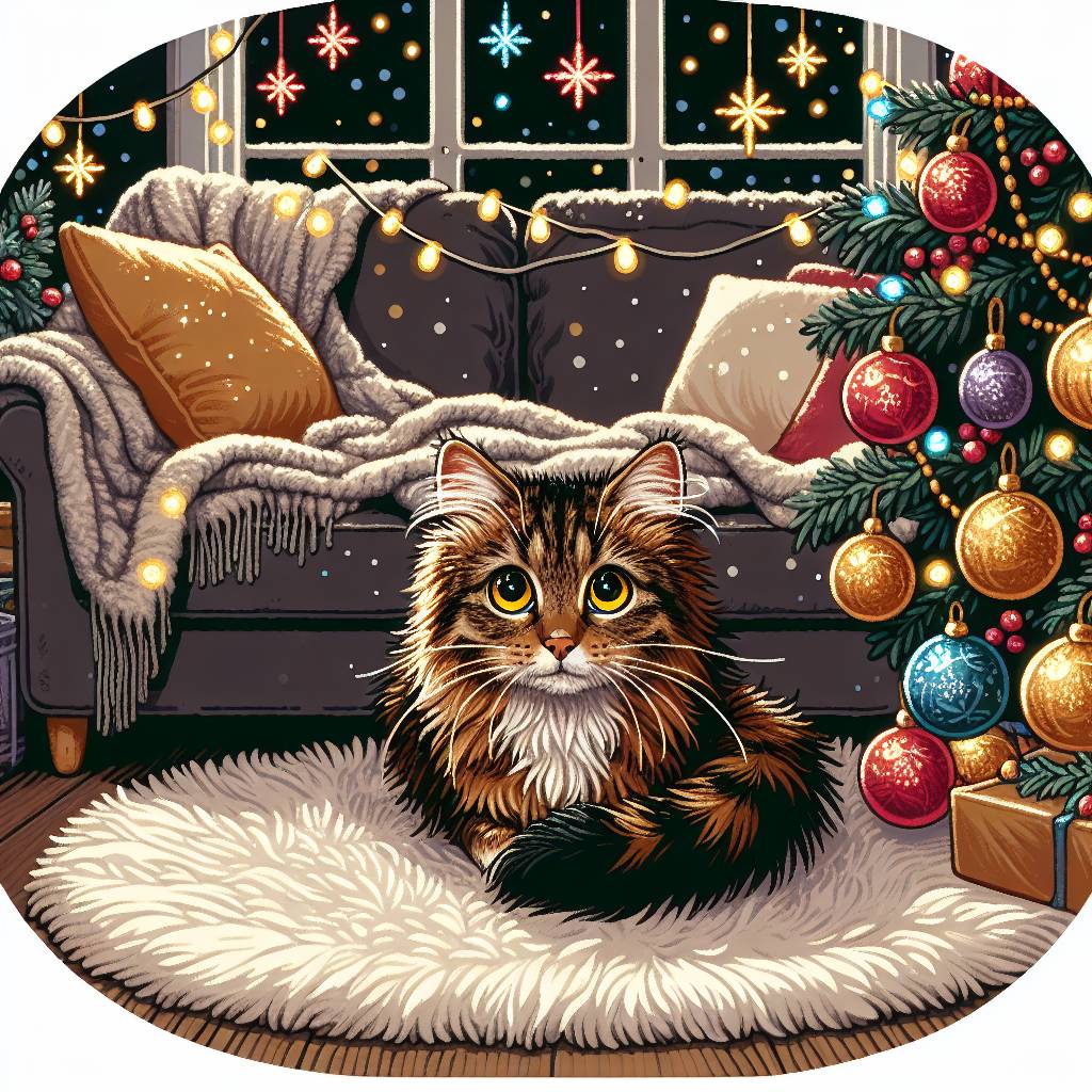 1) Christmas AI Generated Card - Pet Upload(96d6c)