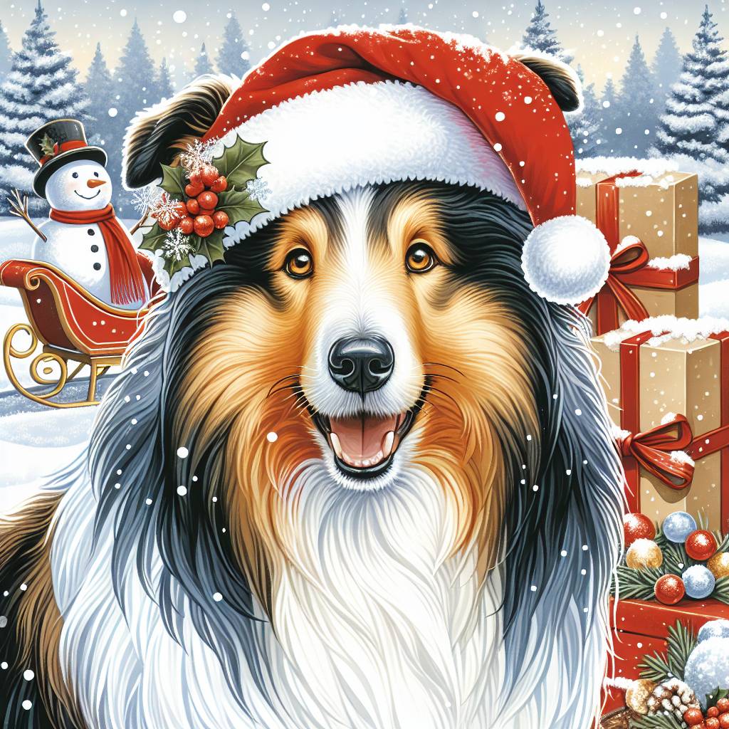 2) Christmas AI Generated Card - Pet Upload(04bef)