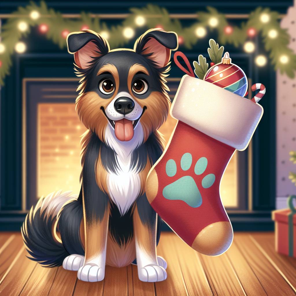 2) Christmas AI Generated Card - Pet Upload(2830d)
