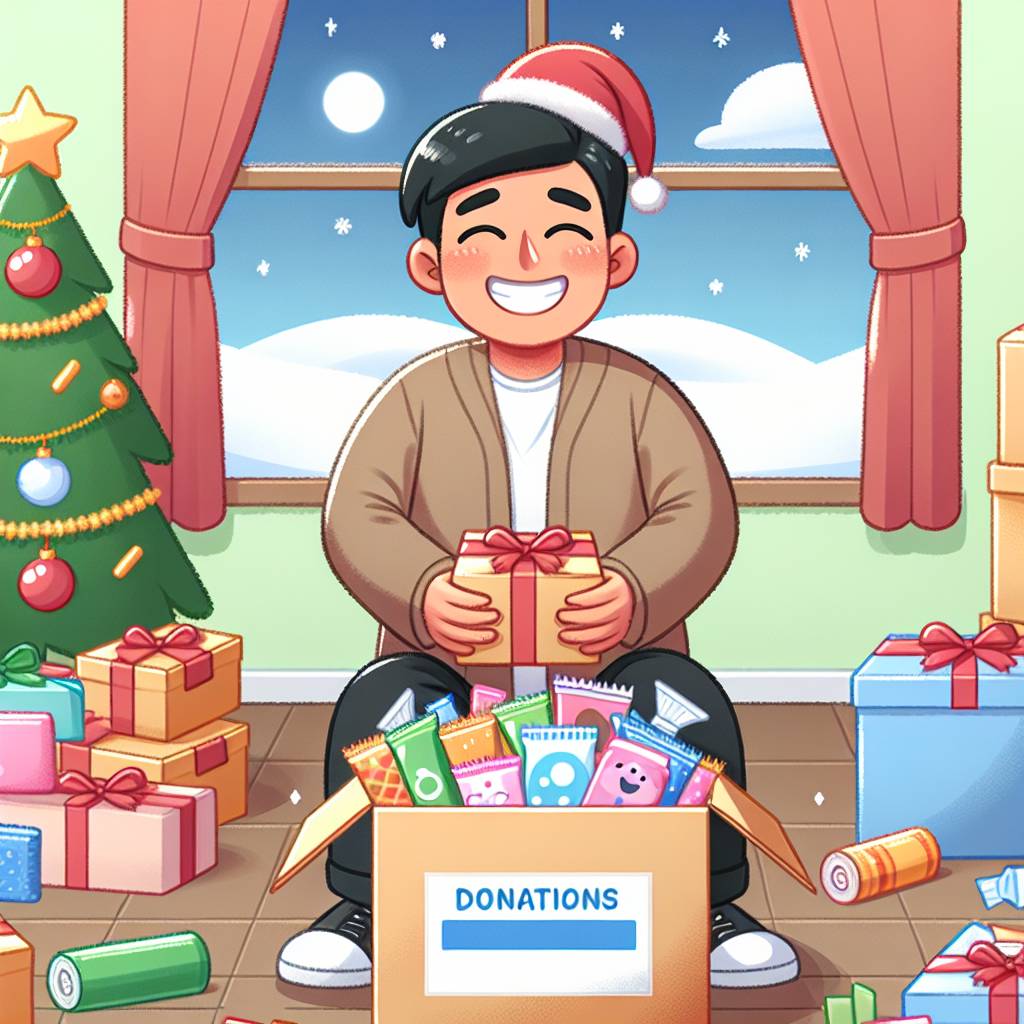 3) Christmas AI Generated Card - Hygiene, Donations, and Products