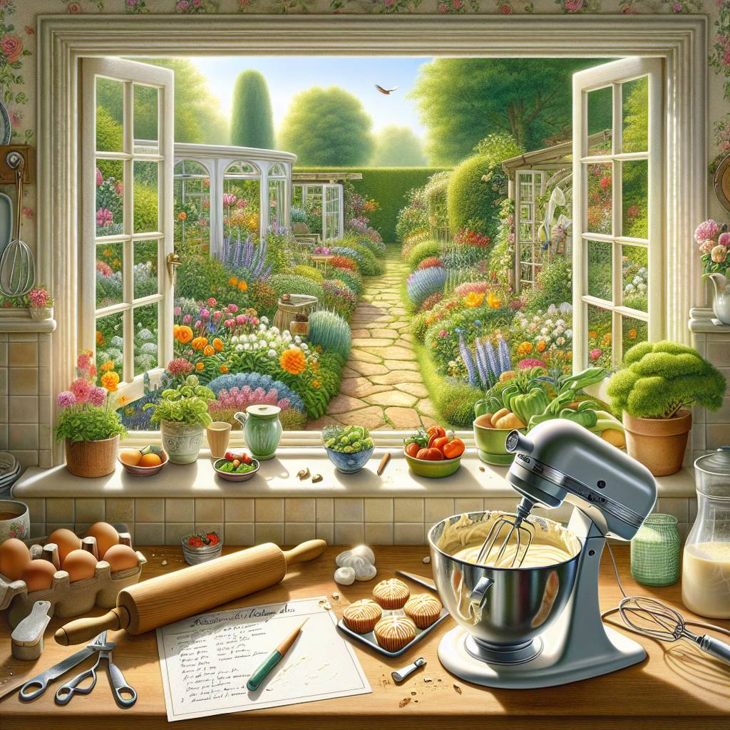 1) Mothers-day AI Generated Card - Baking, Gardening, and Singing  (ad8c7)