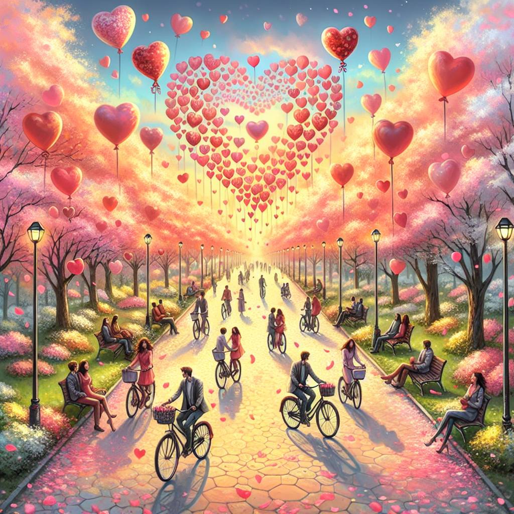 1) Valentines-day AI Generated Card - Bikes (44d10)