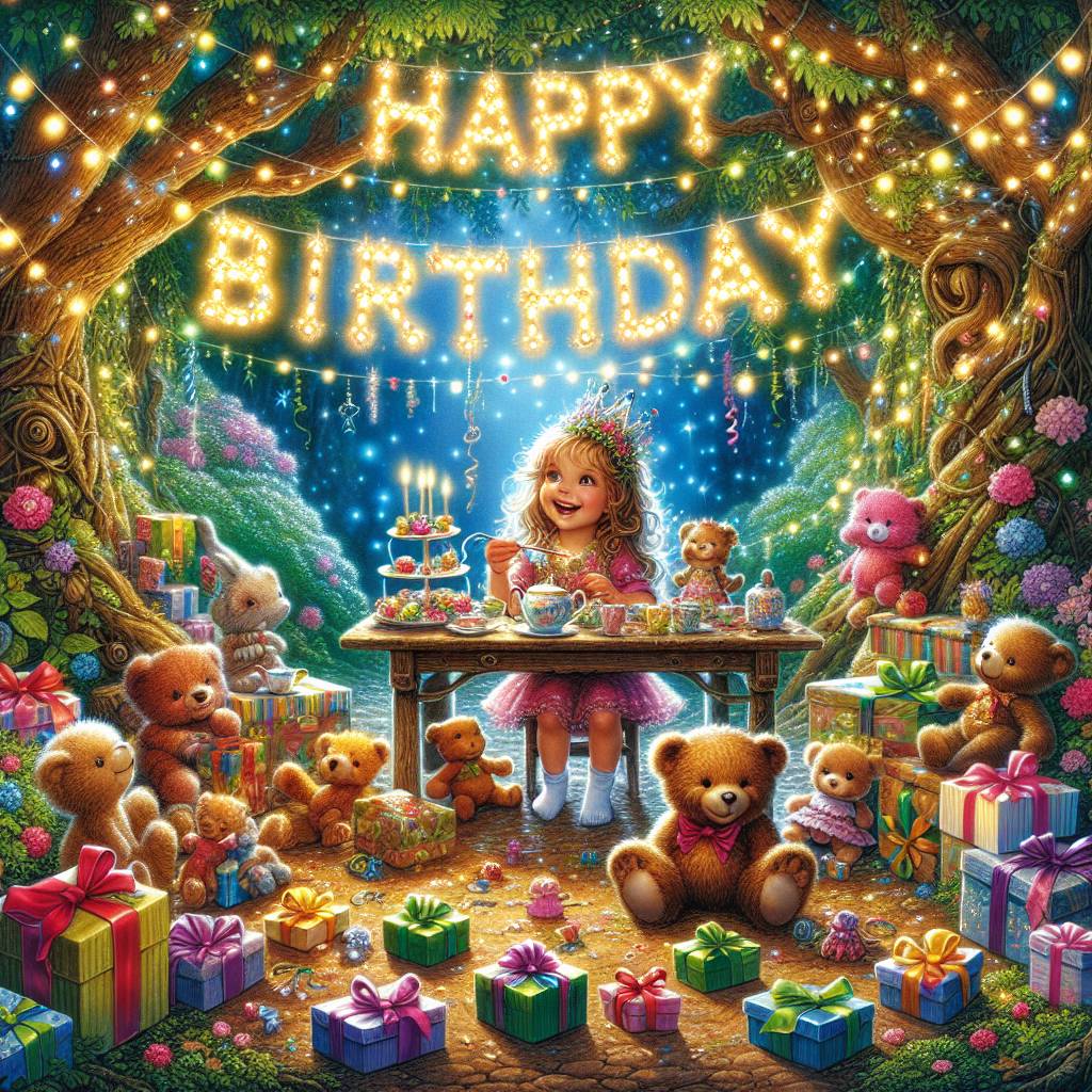 2) Birthday AI Generated Card - granddaughter   (98e58)