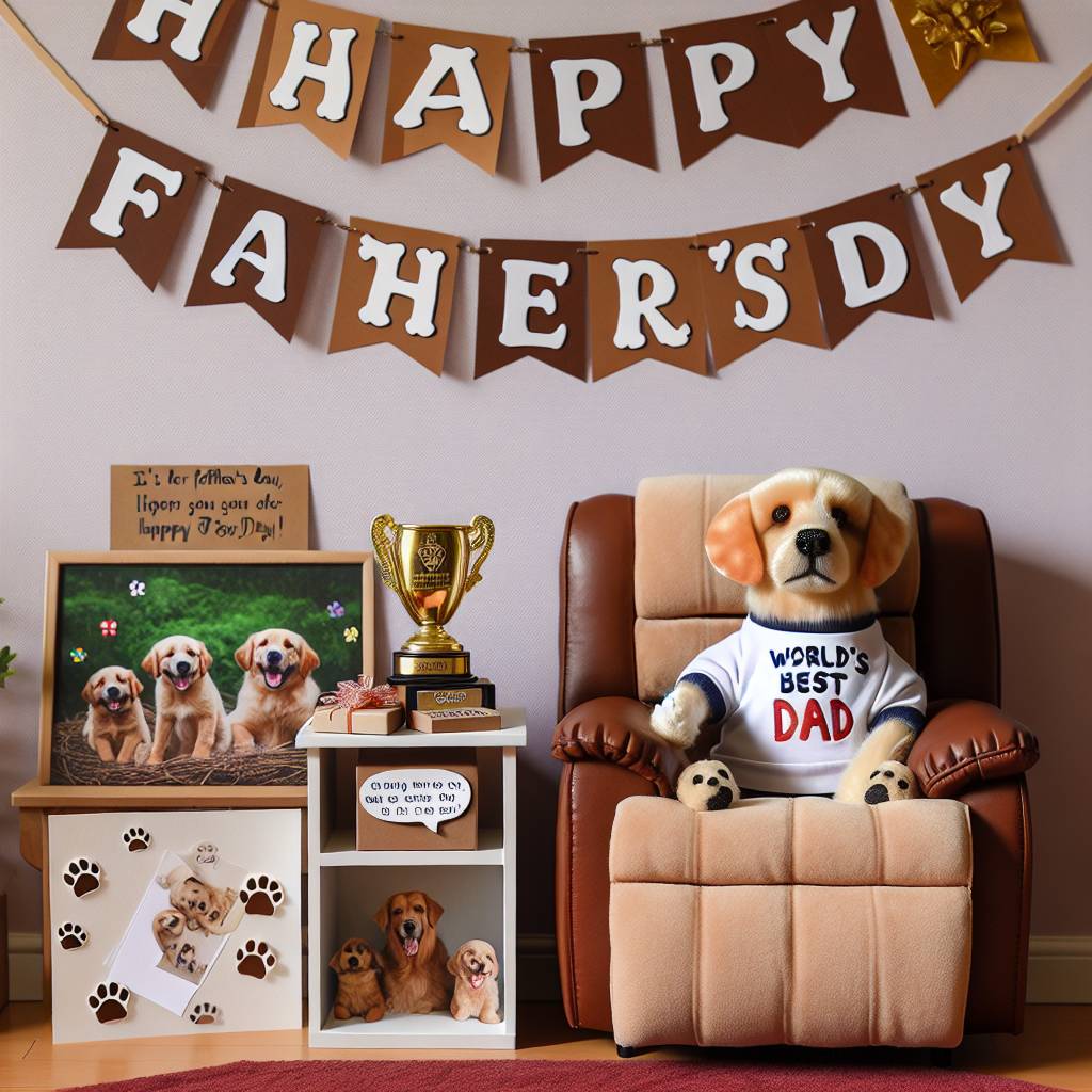 1) Fathers-day AI Generated Card - Dog parent  (ebd31)