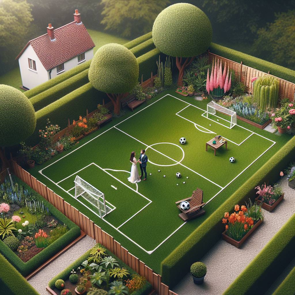 2) Anniversary AI Generated Card - Gardening , and Soccer (96177)