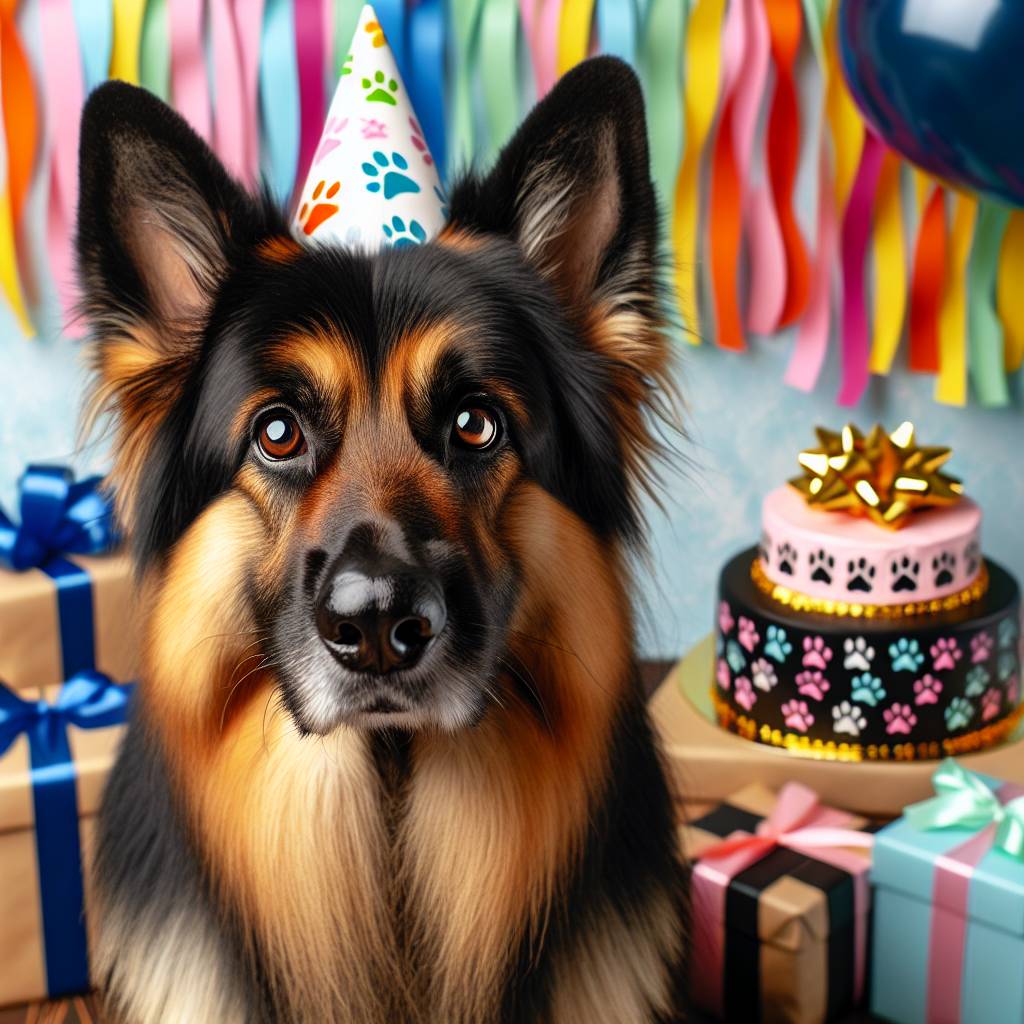 2) Birthday AI Generated Card - Pet Upload(5593a)