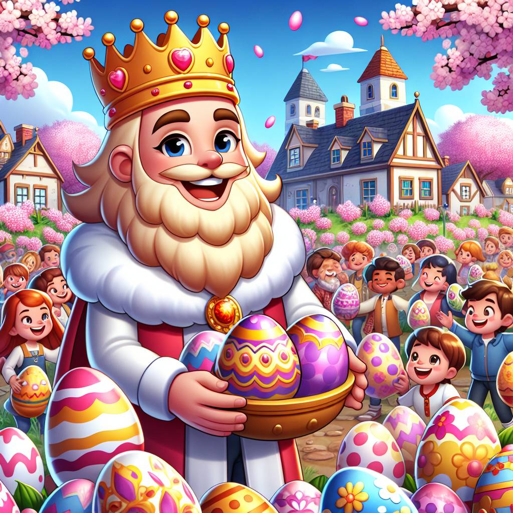 2) Easter AI Generated Card - Eggs, Eggs, The egg king, Eggs, and More eggs (2a72b)