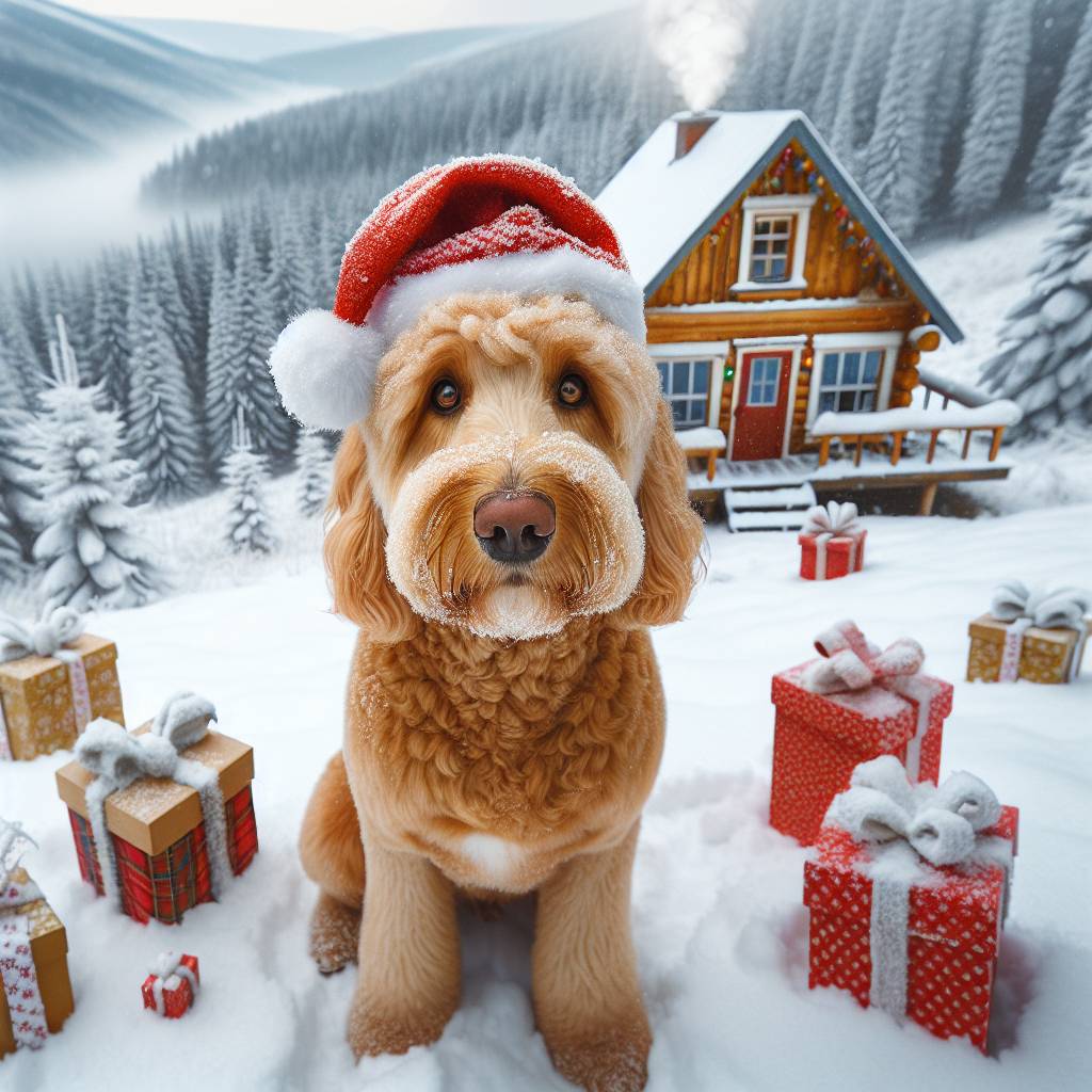 2) Christmas AI Generated Card - Pet Upload(eb24a)