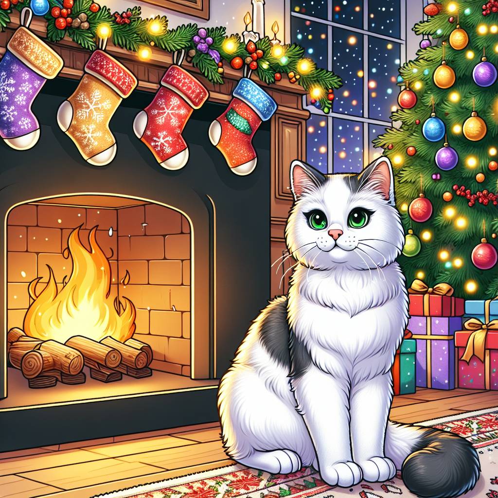 1) Christmas AI Generated Card - Pet Upload(09379)
