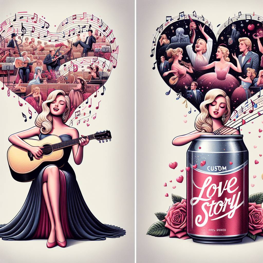 2) Valentines-day AI Generated Card - Taylor Swift, Musicals, and Diet Coke (63fb4)