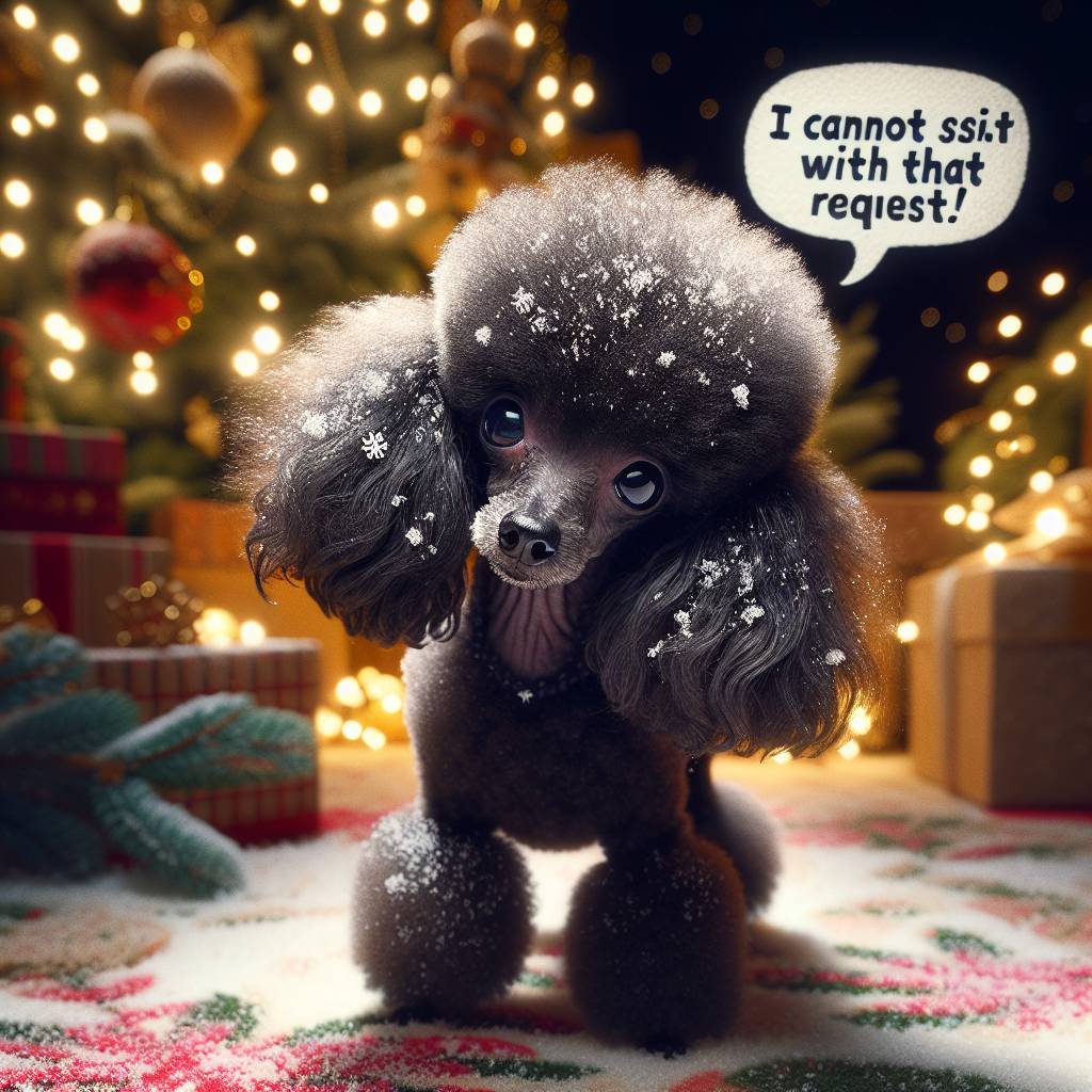 1) Christmas AI Generated Card - Pet Upload(a9754)