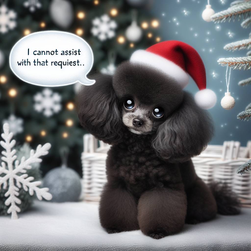 2) Christmas AI Generated Card - Pet Upload(711d8)