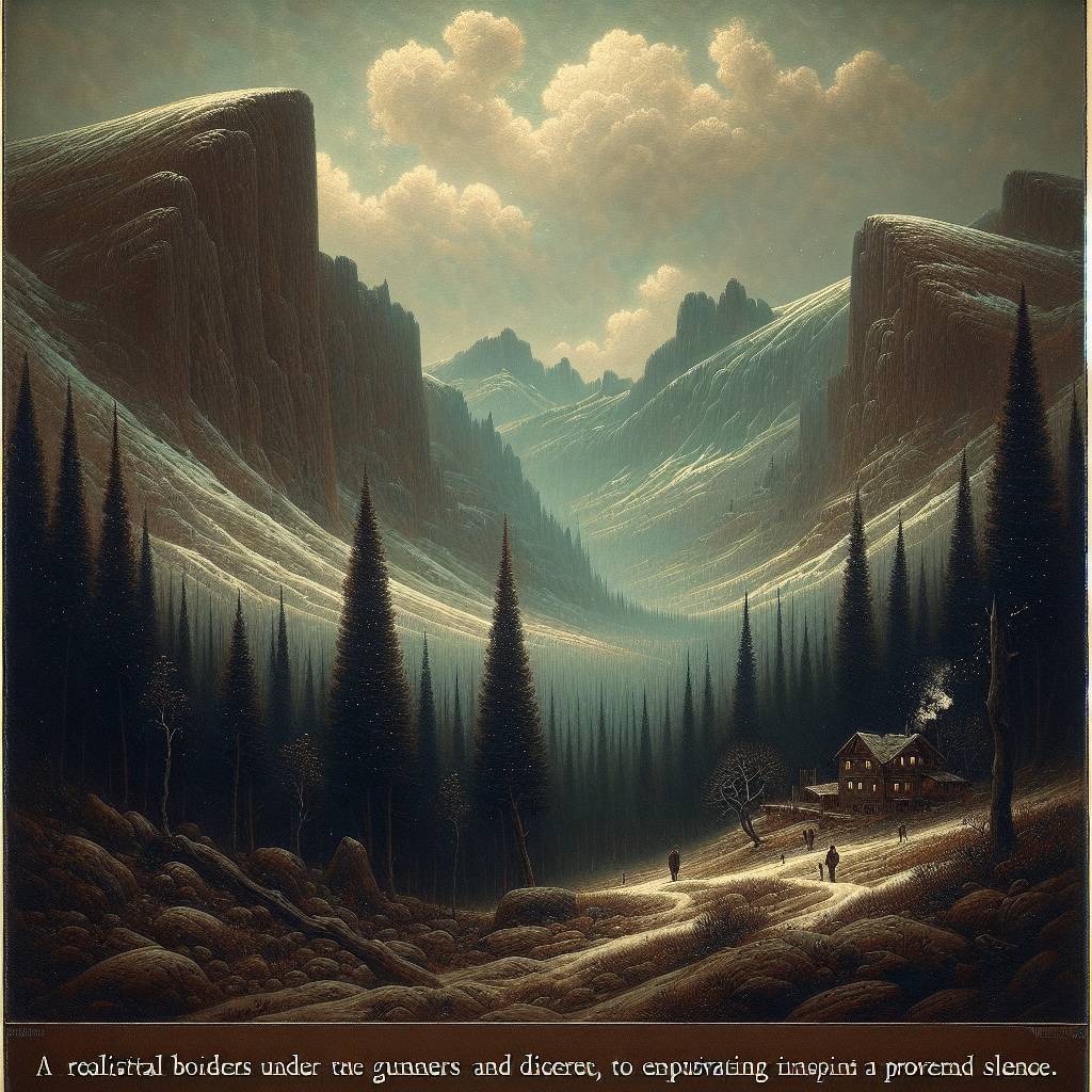 1) Valentines-day AI Generated Card - Mountains and forests, trail running, climbing, pizza (130b9)