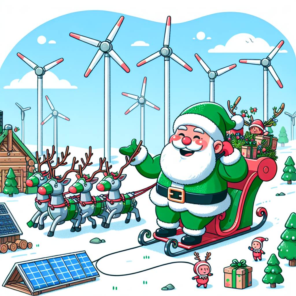 1) Christmas AI Generated Card - Ecologia (9c00d)