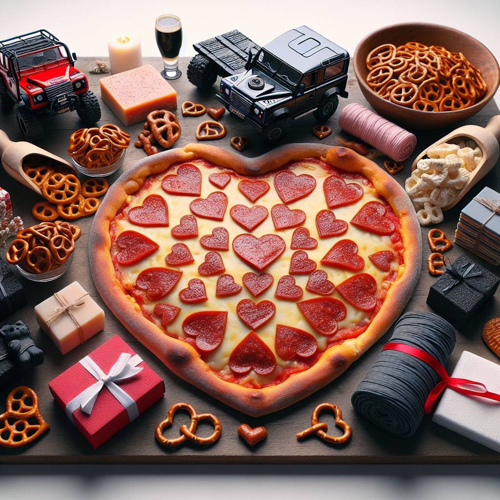 2) Valentines-day AI Generated Card - Pizza films pretzels soap Black cats freelander 2 massage (7ff02)