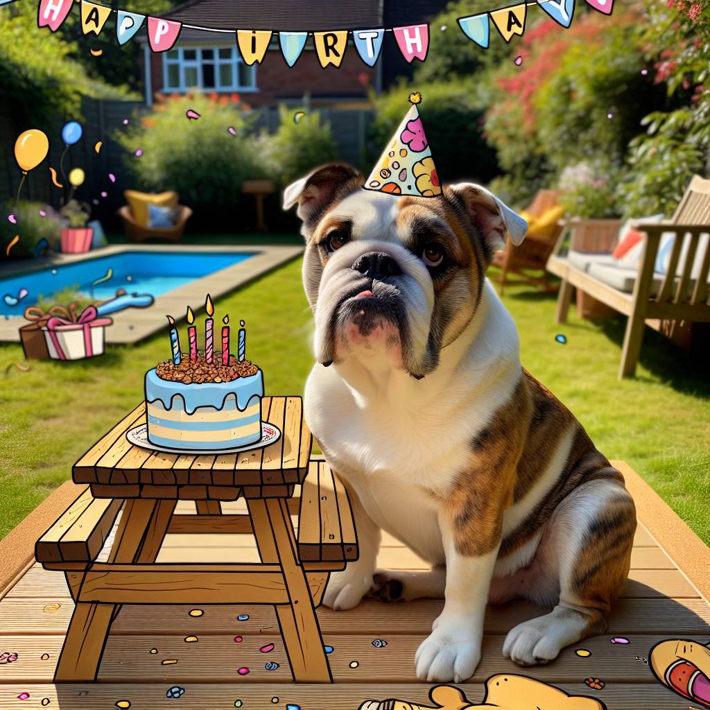2) Birthday AI Generated Card - Pet Upload(47d21)