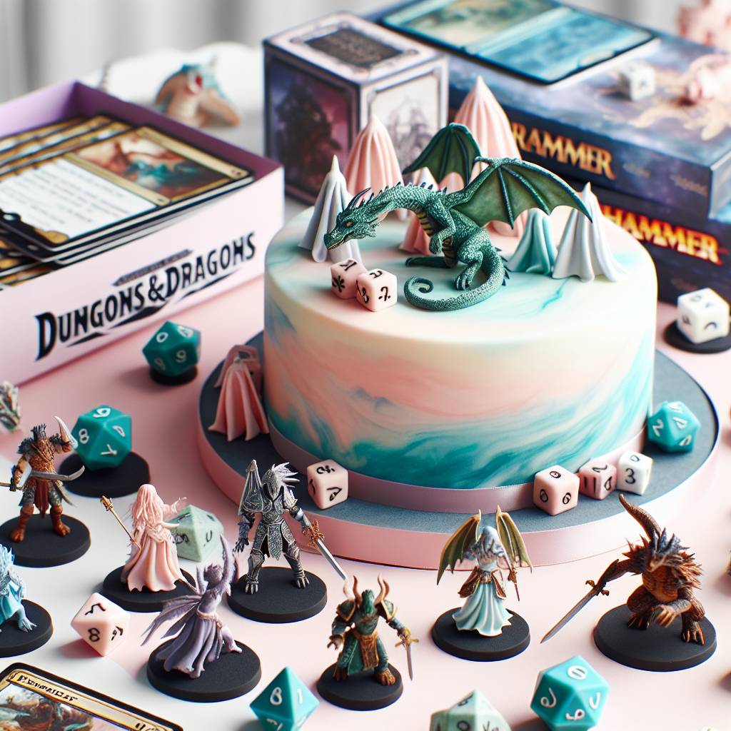 1) Birthday AI Generated Card - Dungeons & dragons , Trading card games, and Warhammer (3943b)