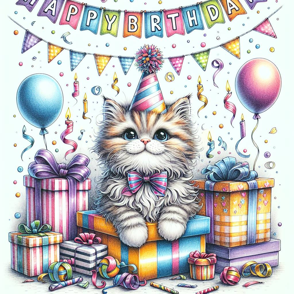 1) Birthday AI Generated Card - Ragamuffin Birthday Cards (d718d)