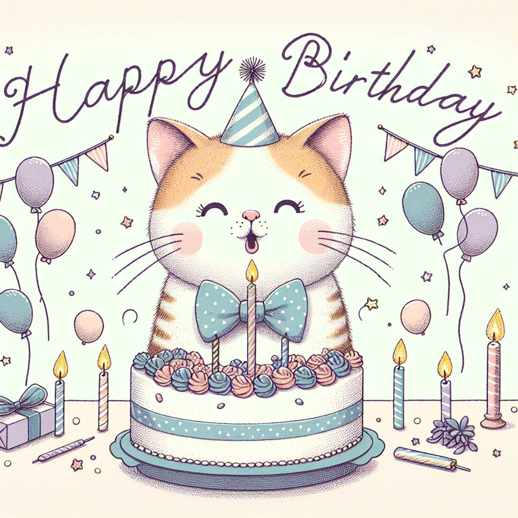 3) Birthday AI Generated Card - Ragamuffin Birthday Cards (b12c3)