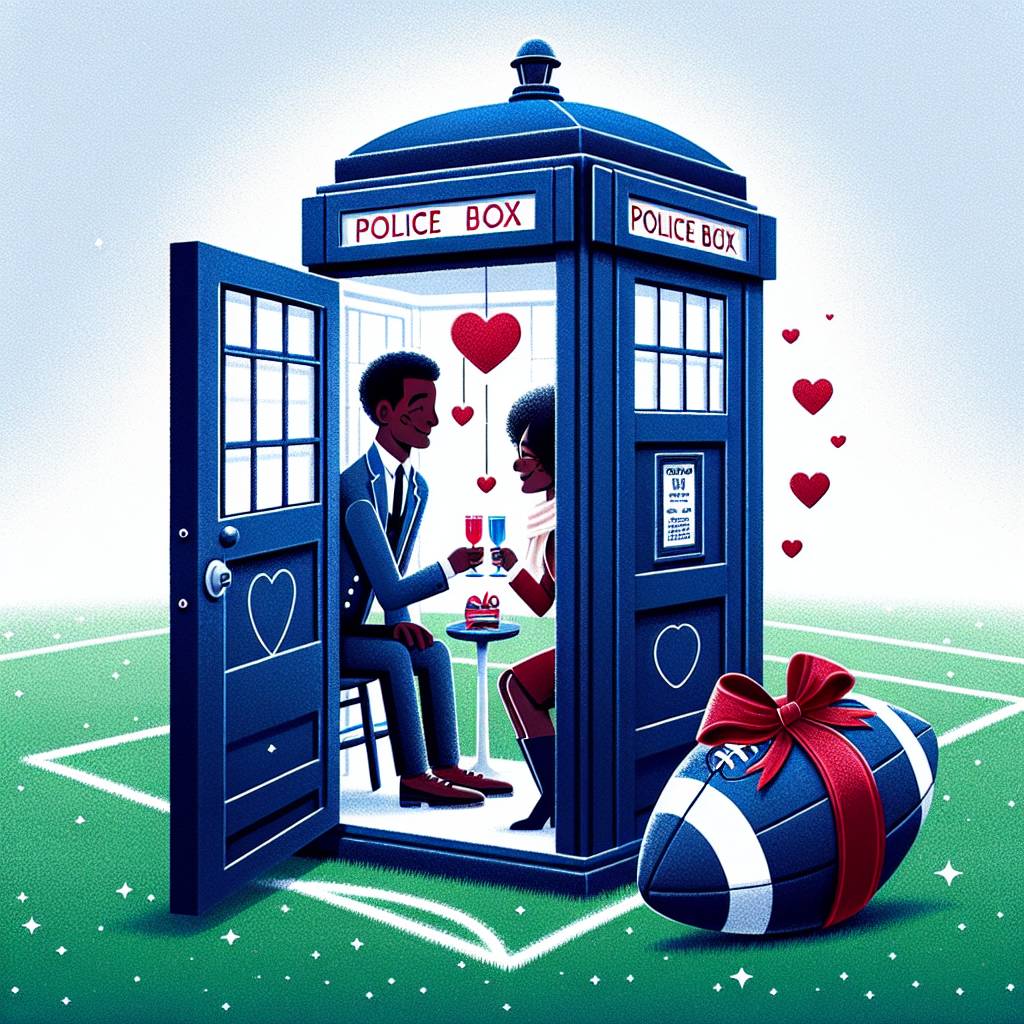 1) Valentines-day AI Generated Card - Dr who, soccer, real ale (ec46e)