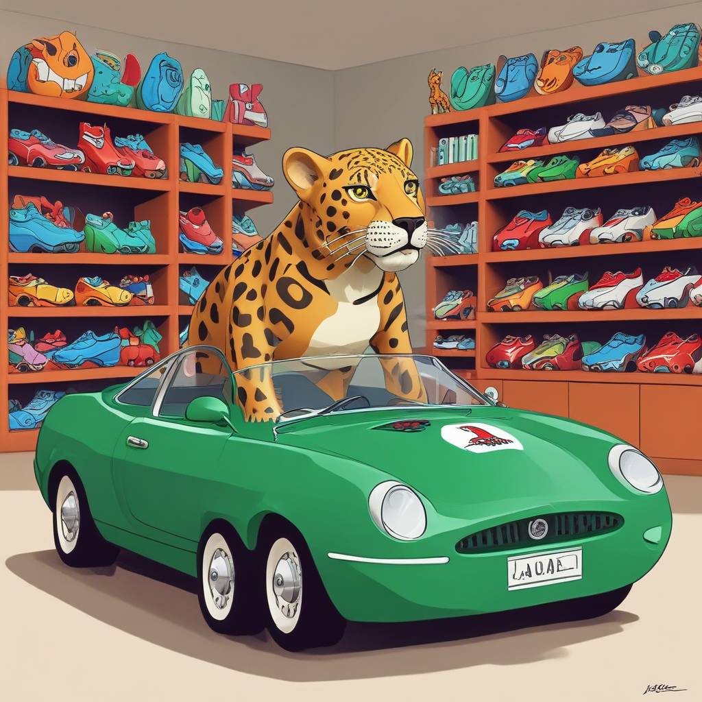 3) Fathers-day AI Generated Card - Jaguar cars, Whisky, and Rugby (dafd9)