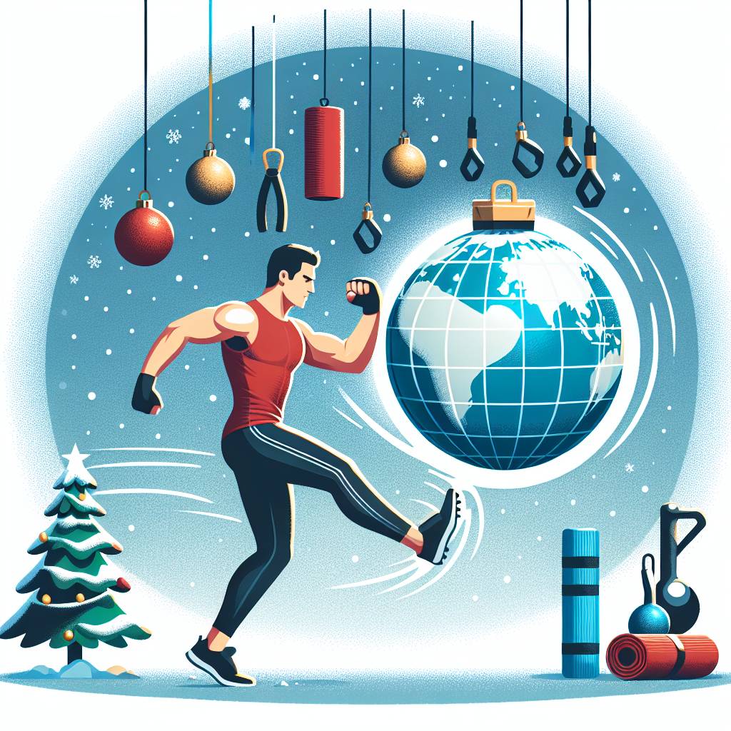 2) Christmas AI Generated Card - Fitness, Travel, and Football