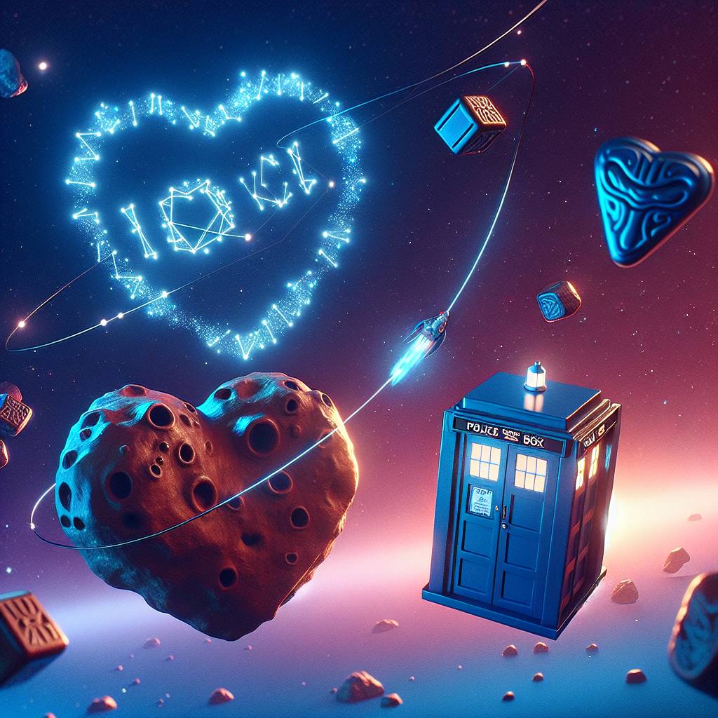 2) Valentines-day AI Generated Card - Doctor who, Universe, Love, I love you Twitch, and Chocolate (62eb1)