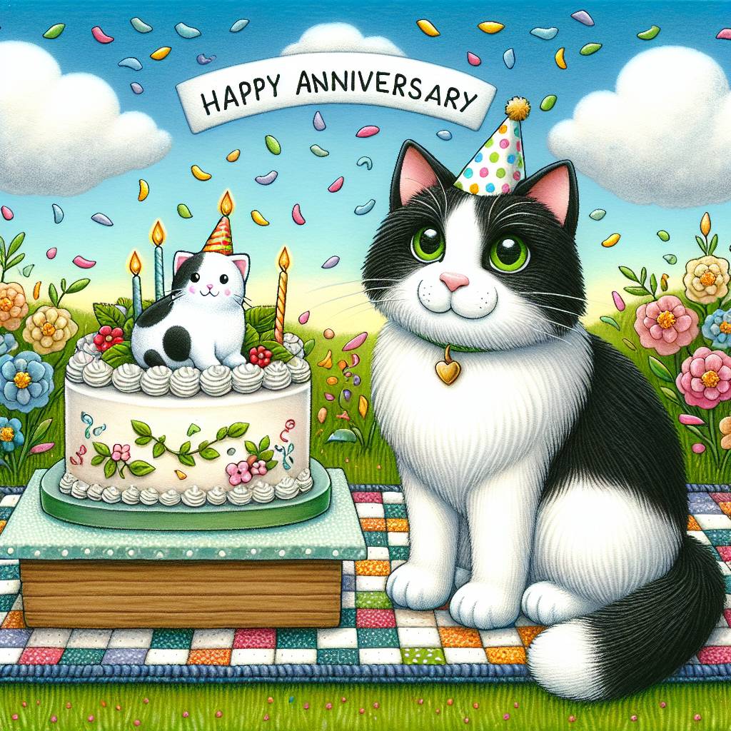 2) Anniversary AI Generated Card - Pet Upload(9a93d)