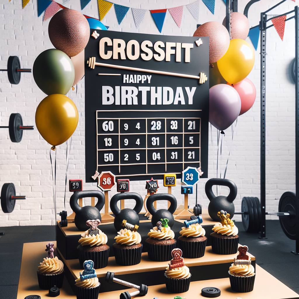 1) Birthday AI Generated Card - CrossFit , and Gym (a8b23)