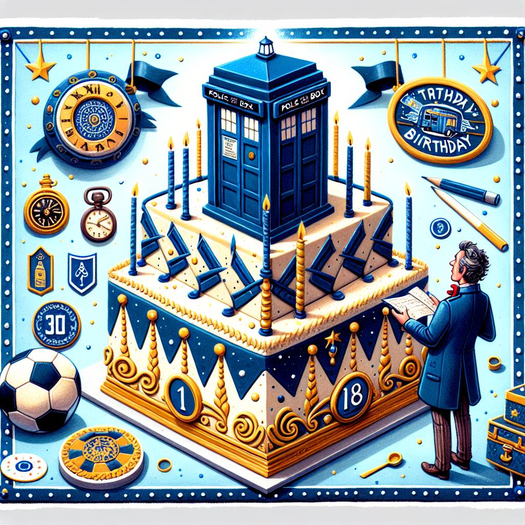 2) Birthday AI Generated Card - Newcastle united, Doctor Who, and Football manager (45737)