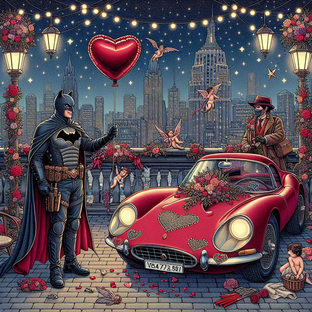 1) Valentines-day AI Generated Card - Mx5, and Batman (42f8a)