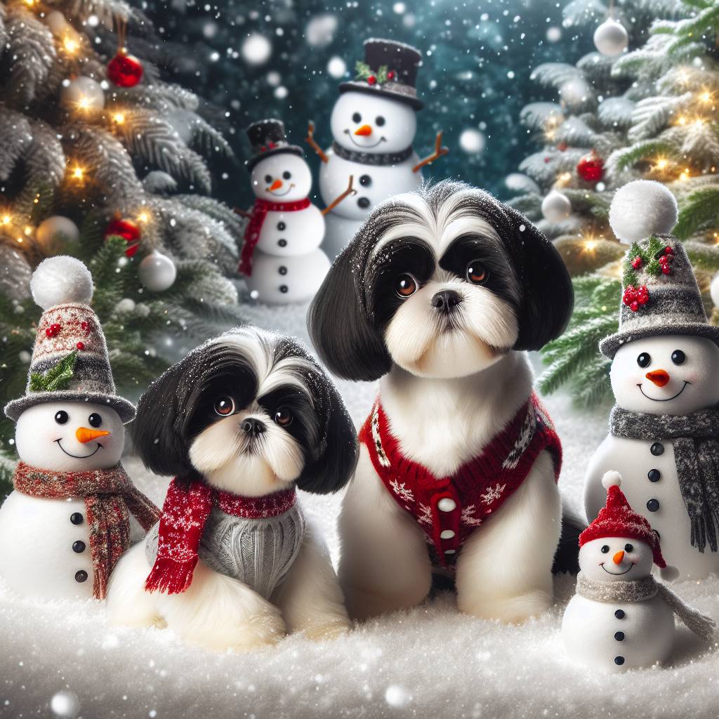 3) Christmas AI Generated Card - Pet Upload(a0614)