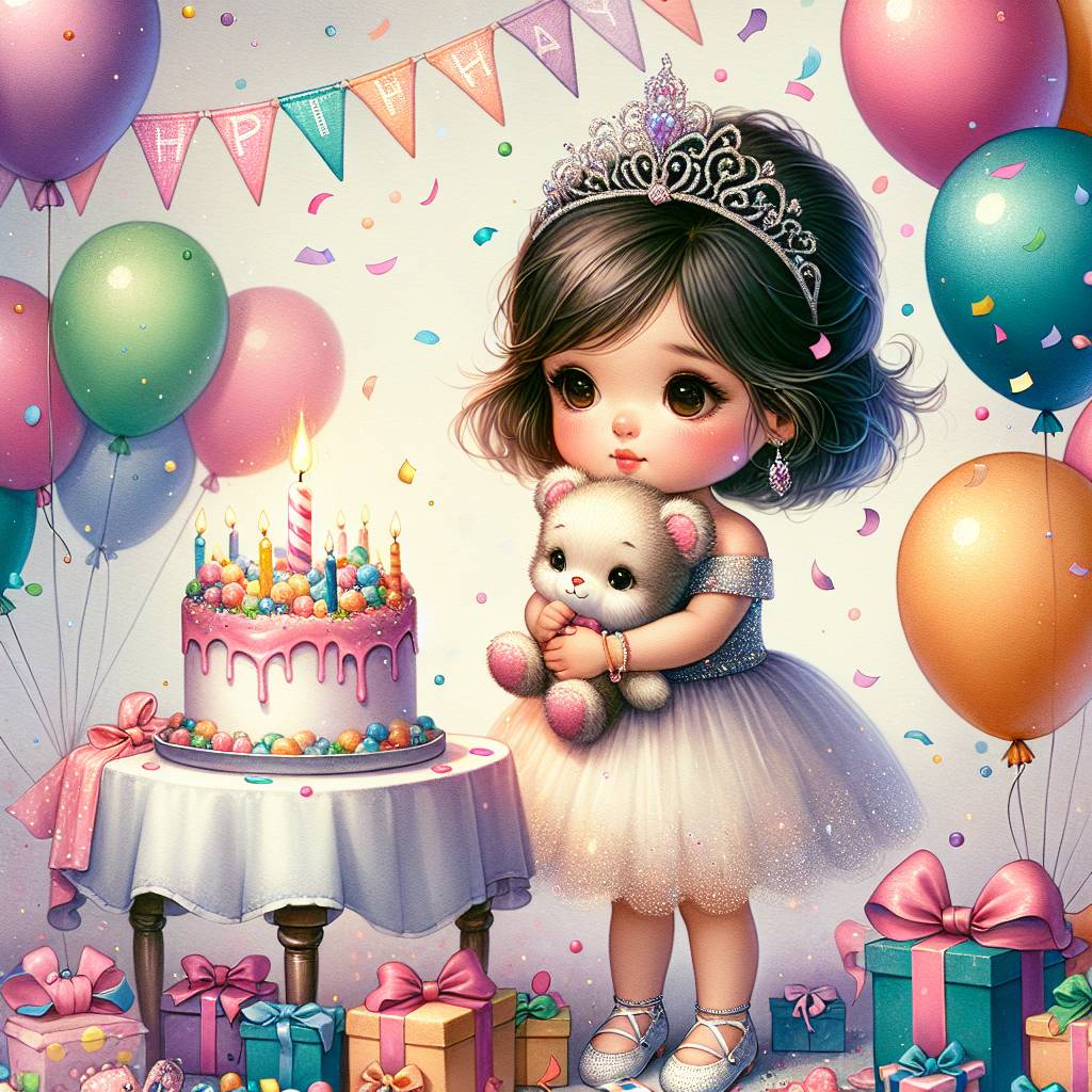 1) Birthday AI Generated Card - daughter   (f52b3)