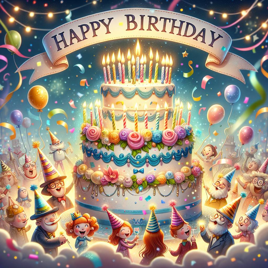 1) Birthday AI Generated Card - 20th   (c5d7a)