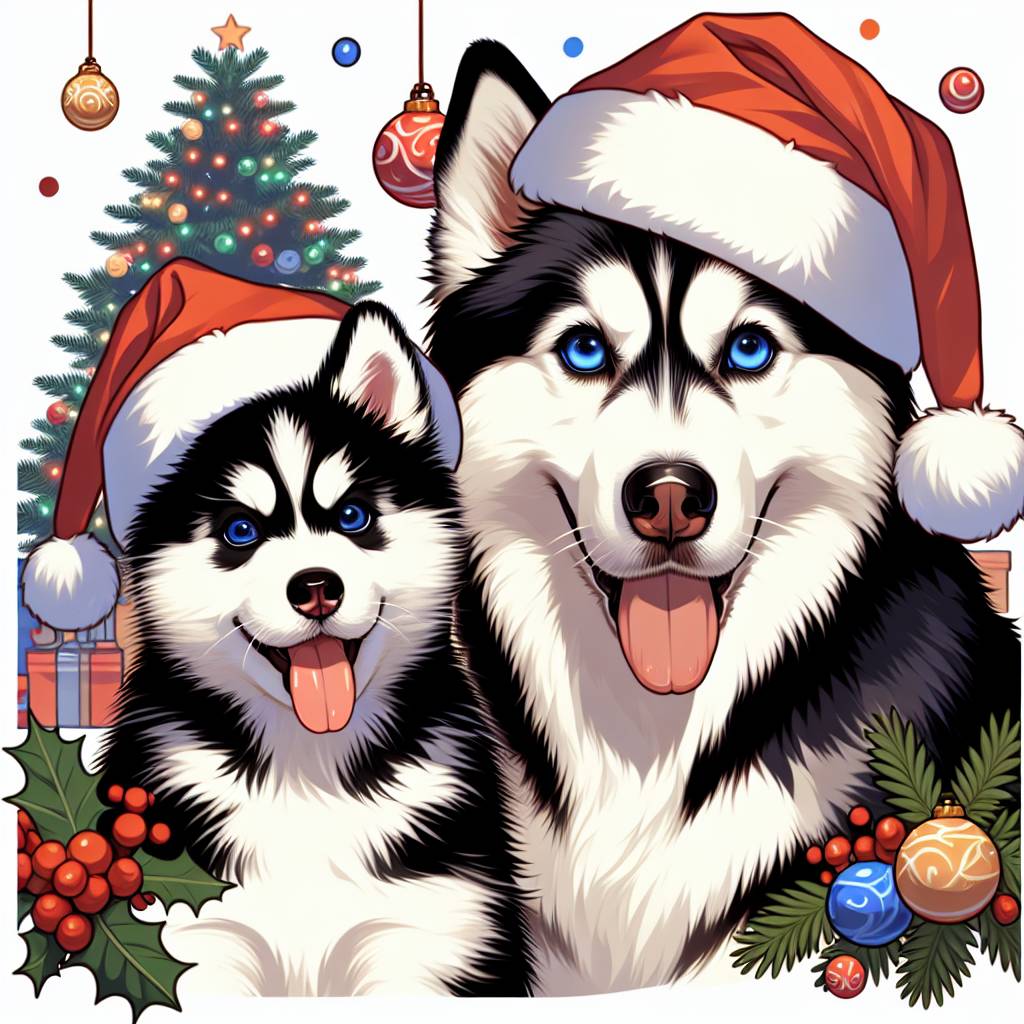 4) Christmas AI Generated Card - Pet Upload(426a2)