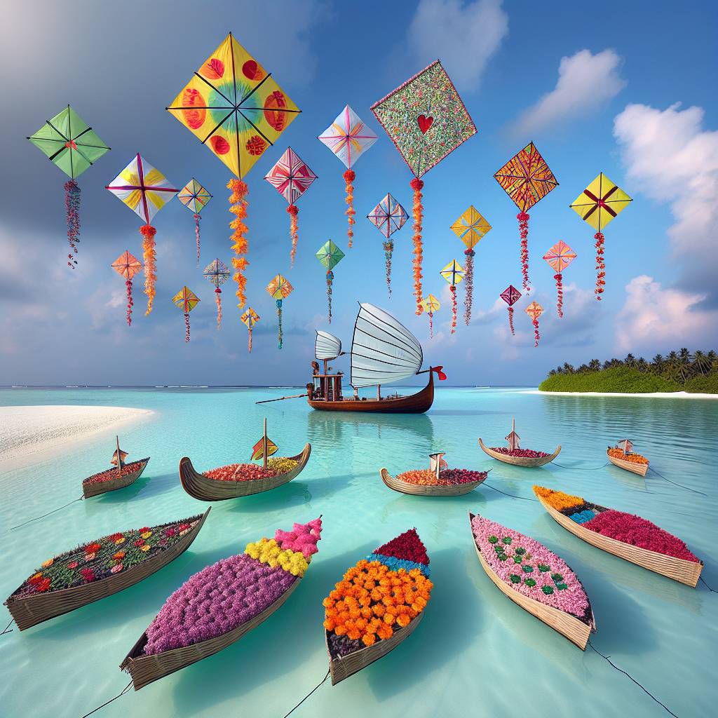 2) Mothers-day AI Generated Card - Kids, and Maldives (ef2c4)