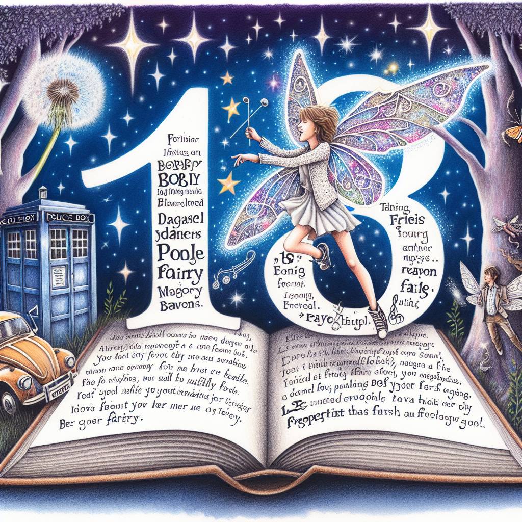 2) Birthday AI Generated Card - Taylor swift, Books, Dr who, Fairies, 18th, and Daughter (6f8cc)