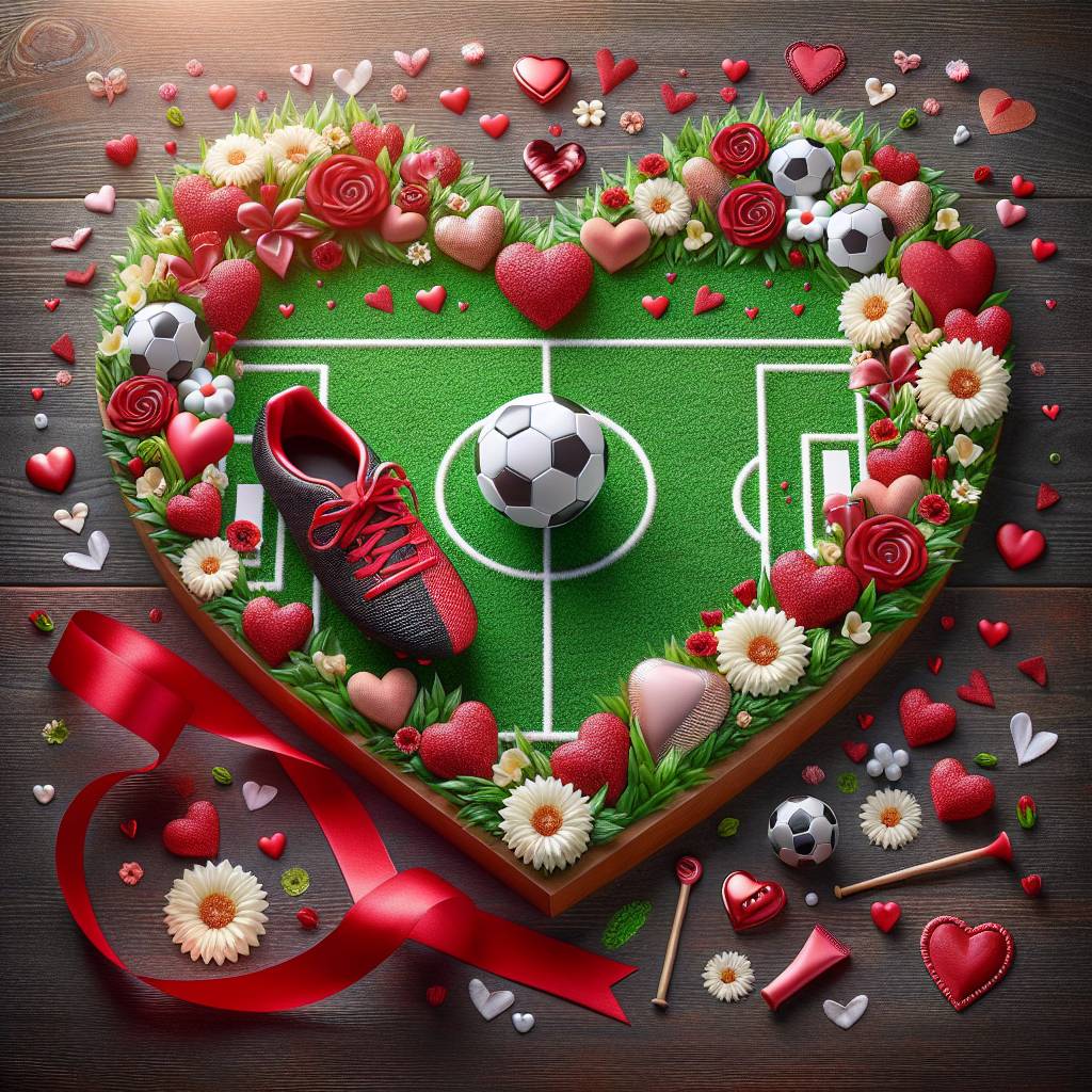 2) Valentines-day AI Generated Card - Soccer (997b8)