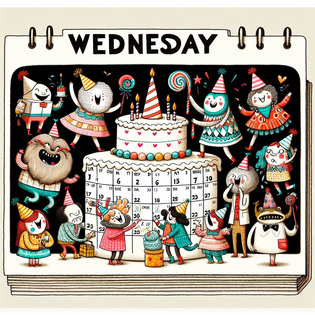 4) Birthday AI Generated Card - Wednesday series, Wednesday series, and Wednesday series