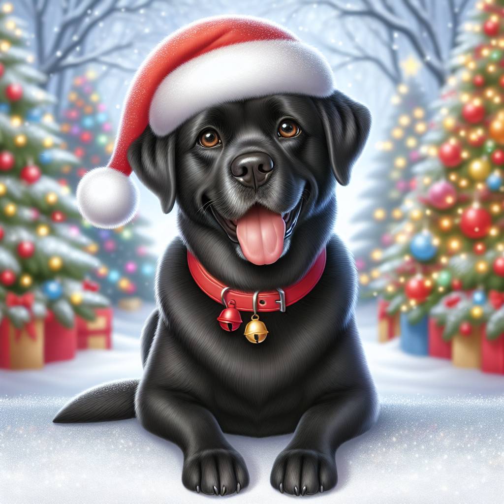 1) Christmas AI Generated Card - Pet Upload(54ded)