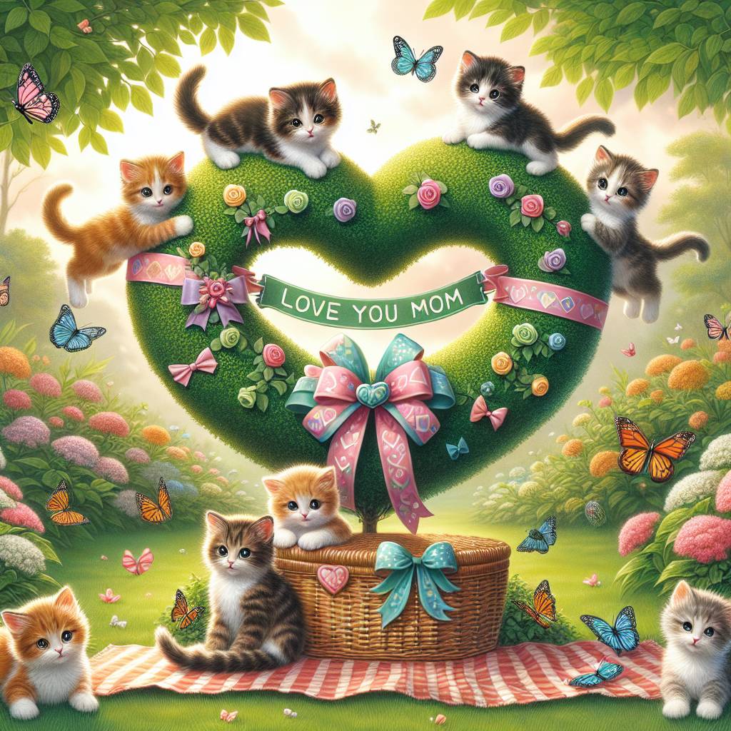 2) Mothers-day AI Generated Card - cats (52e6b)