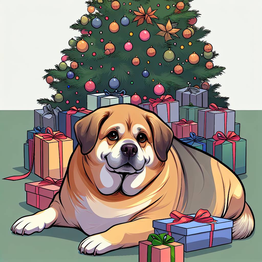 4) Christmas AI Generated Card - Pet Upload(d7f01)