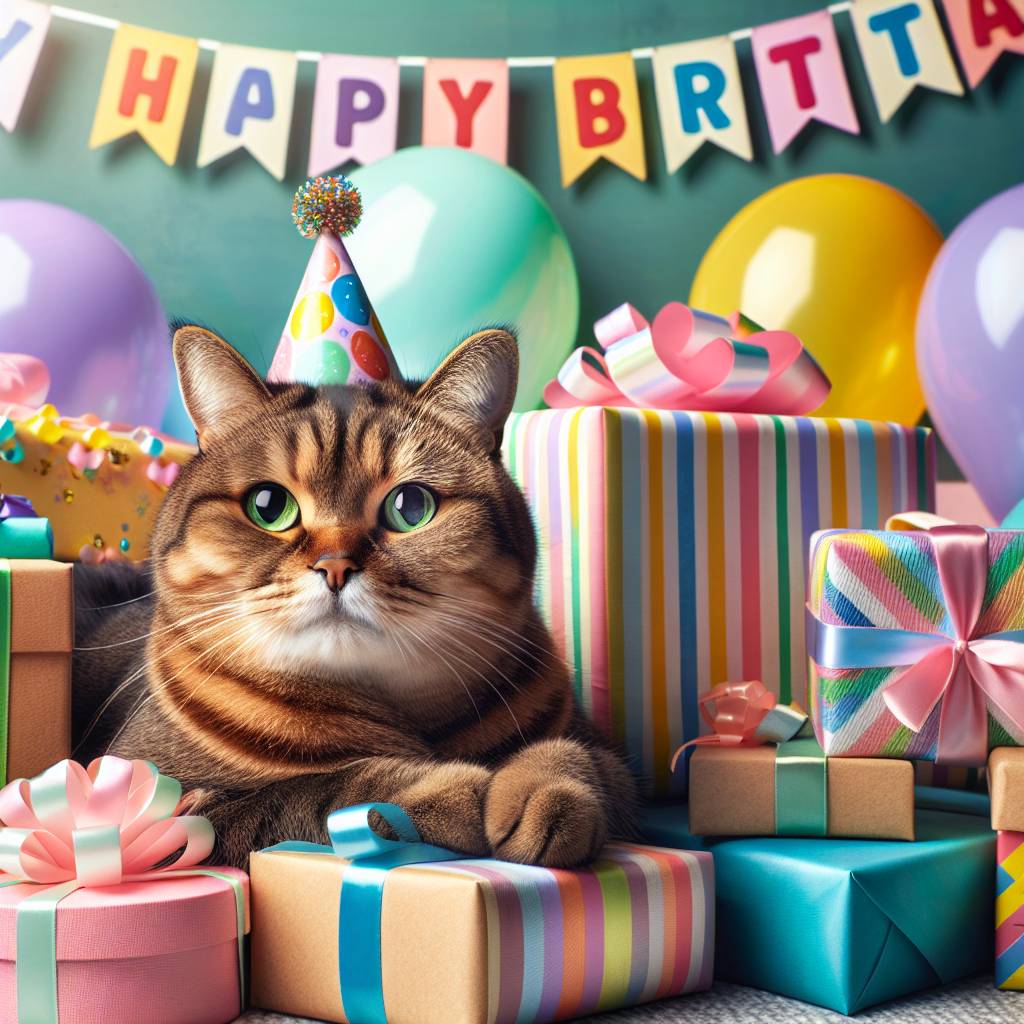 1) Birthday AI Generated Card - Pet Upload(c74a3)